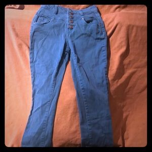 Delia’s teal blue Jeans size .5 juniors